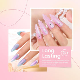 lavender purple gel polish included in beetles set