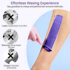 Lavender scent of the wax beads in the BLITZWAX Waxing Kit