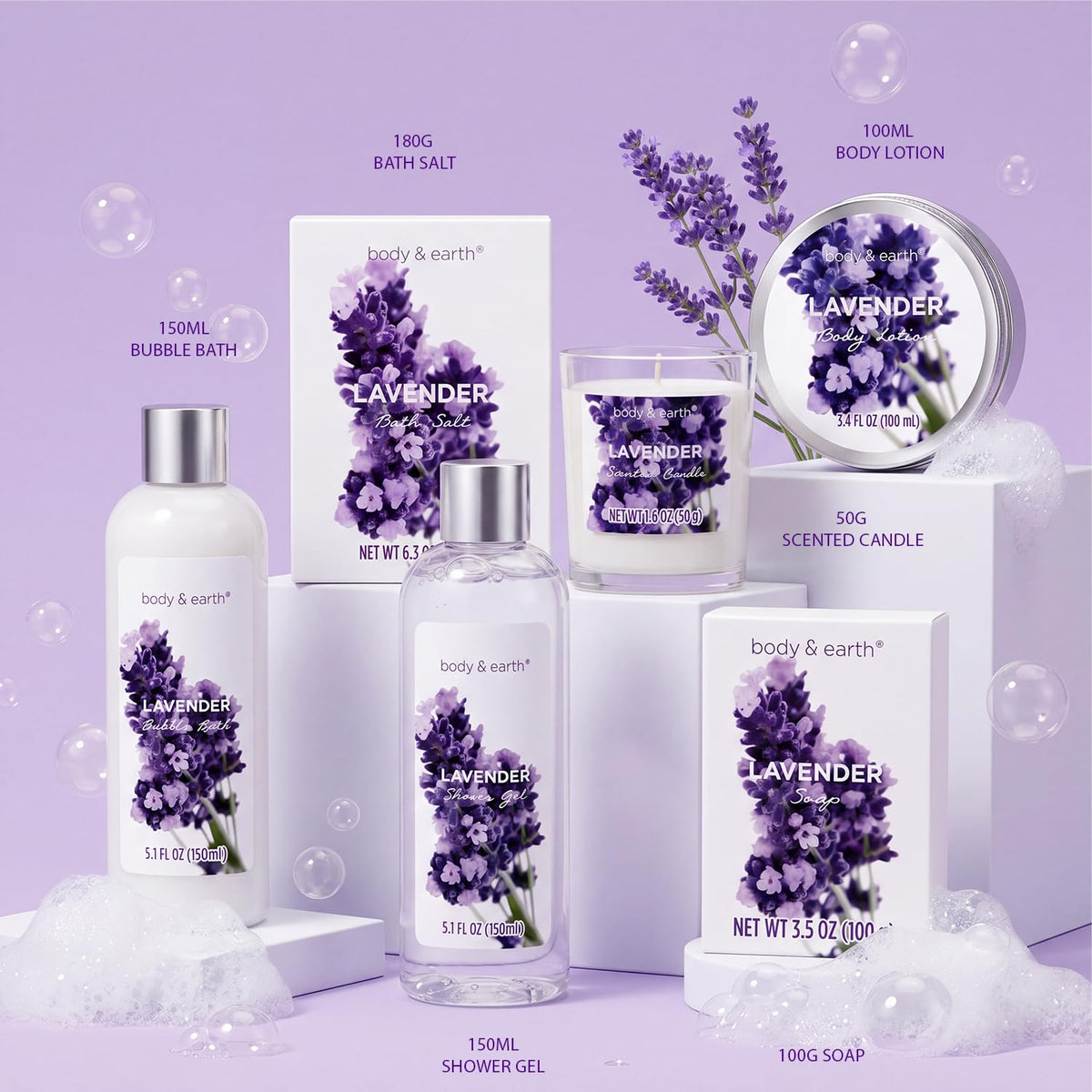 Lavender Scented Shower Gel from BODY & EARTH