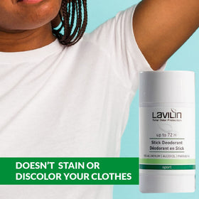 Lavilin Natural Deodorant close-up of stick