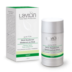 Lavilin Natural Deodorant front view with packaging