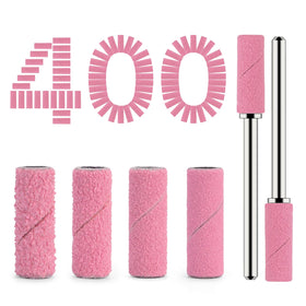 Lavinda Nail Drill Bits Set 400 pieces with various grit options