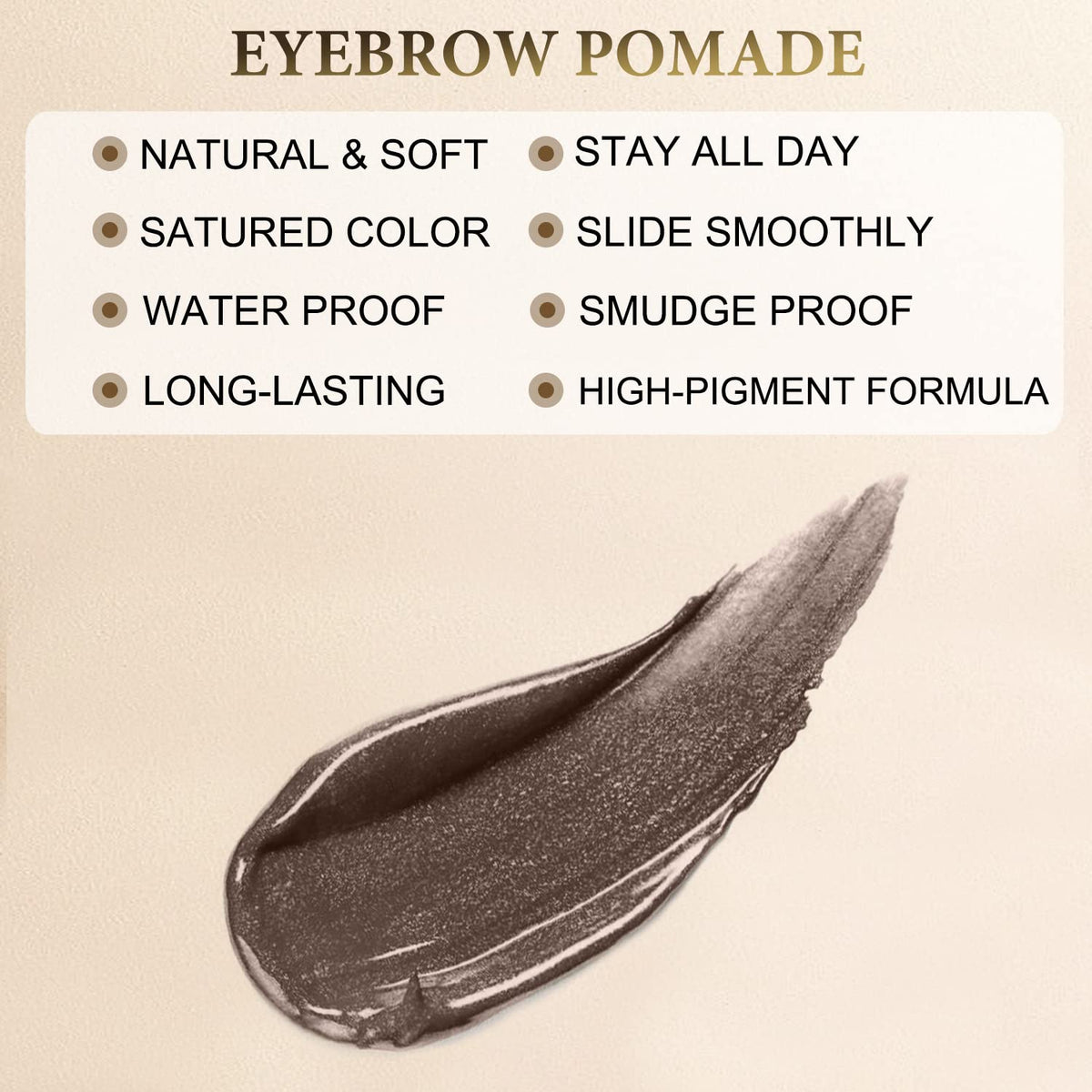 LAVONE eyebrow pencil applying on model's brow