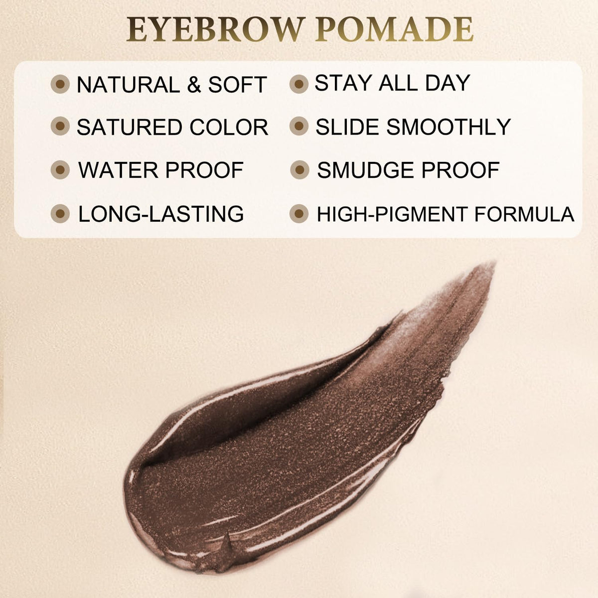 LAVONE eyebrow pencil close-up showing ultra-slim tip