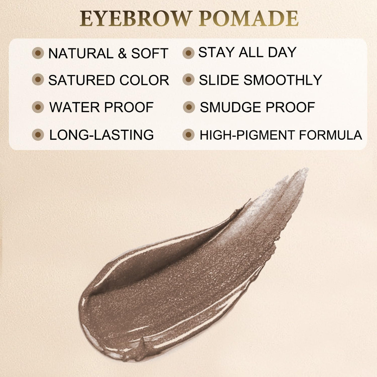 LAVONE eyebrow pomade in brown colour