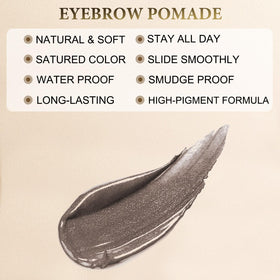 LAVONE Eyebrow Pomade in Light Brunette with applicator