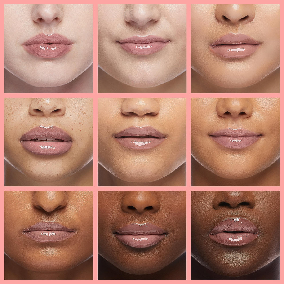 Lawless Forget the Filler Lip Plumping Gloss Cherry Vanilla swatch on skin