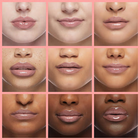 Lawless Forget the Filler Lip Plumping Gloss Cherry Vanilla swatch on skin