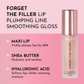 Lawless Forget the Filler Lip Plumping Gloss - Glazed packaging