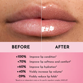Lawless Forget the Filler Lip Plumping Gloss - Glazed swatch on skin
