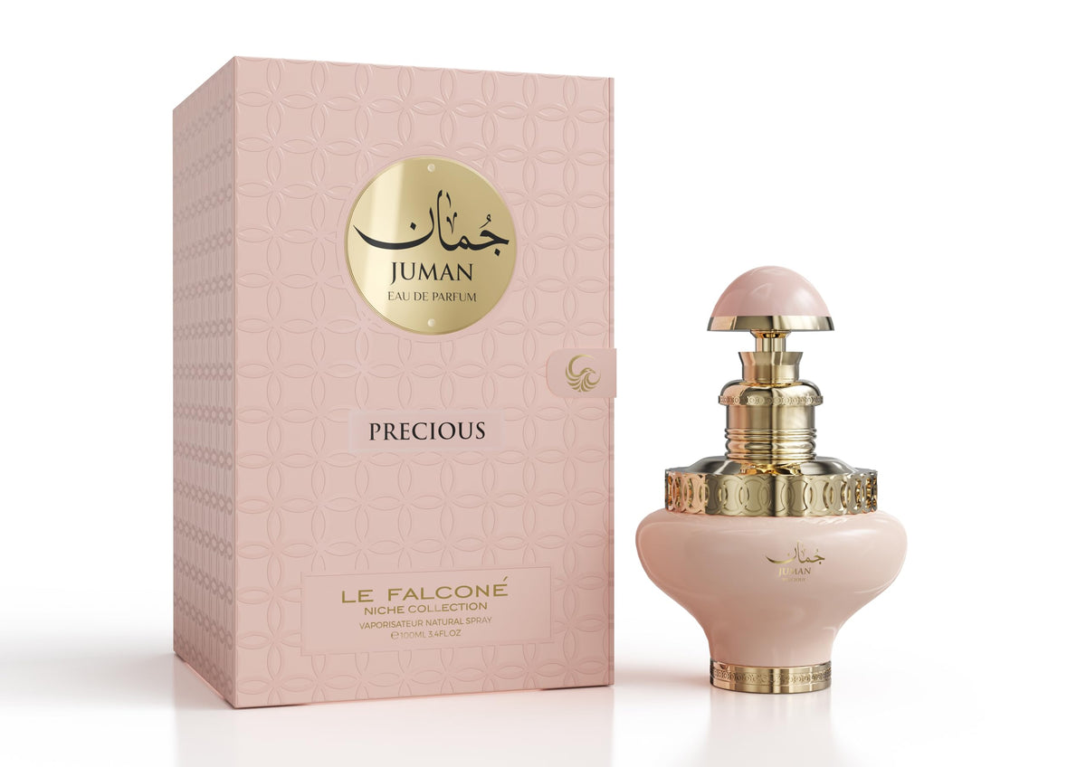 Le Falcone Juman Precious Eau De Parfum 100 ML bottle with packaging