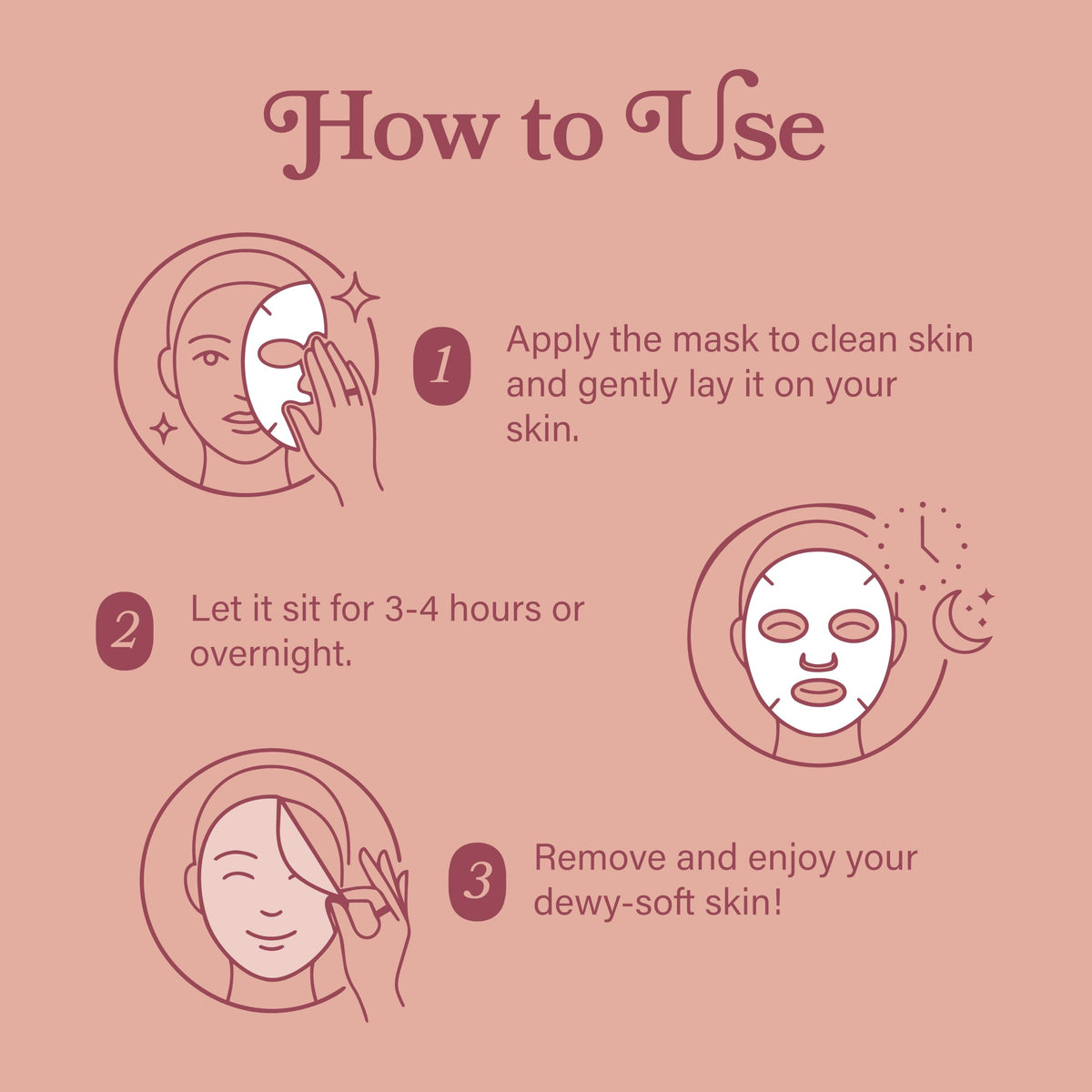 LE GUSHE Korean Collagen Face Mask lifestyle scene