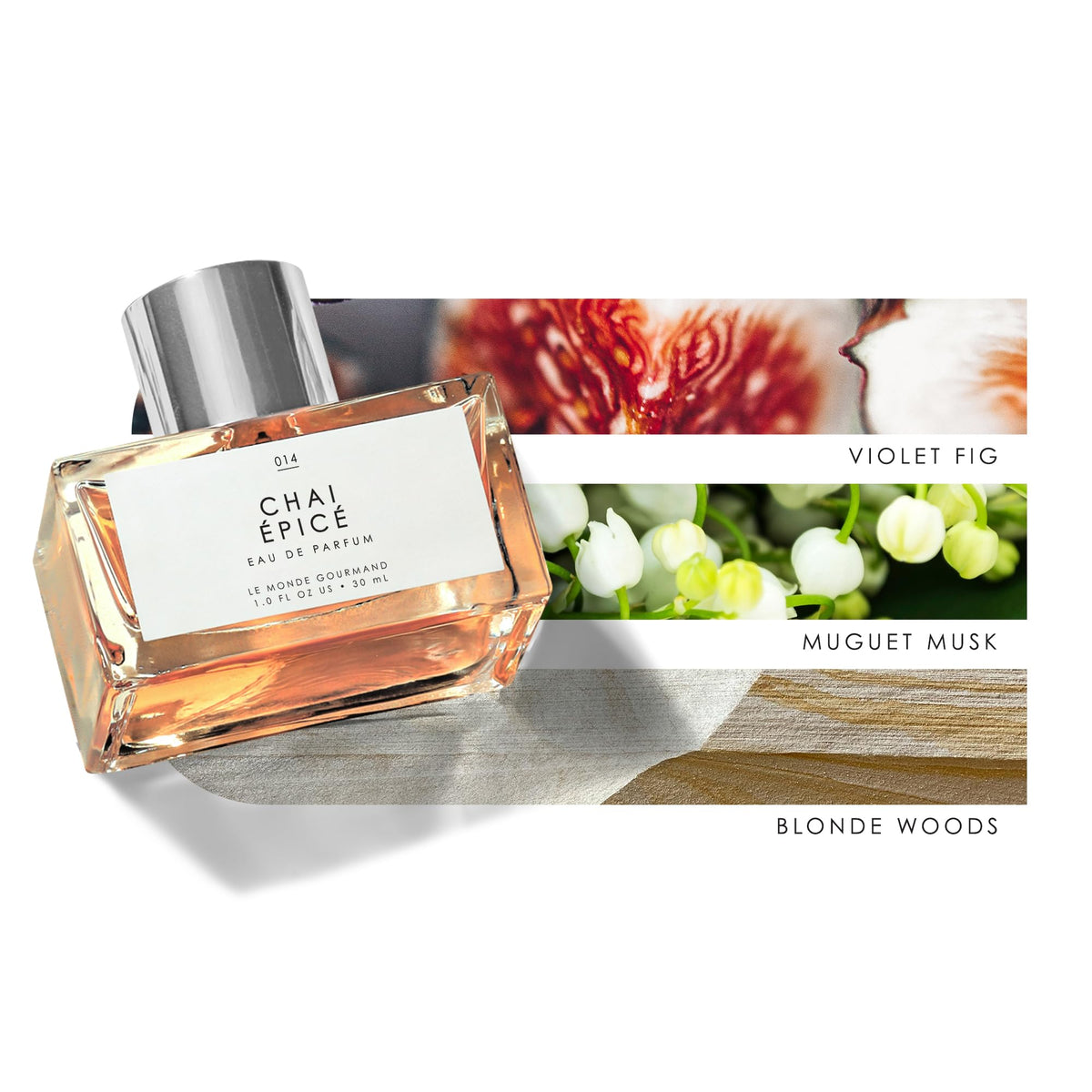 Le Monde Gourmand Chai Épicé Eau de Parfum close-up of bottle