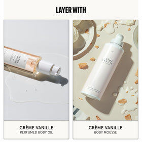 Le Monde Gourmand Crème Vanille Eau de Parfum 30ml on a vanity table
