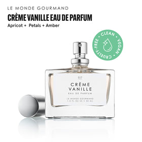 Le Monde Gourmand Crème Vanille Eau de Parfum 30ml with packaging