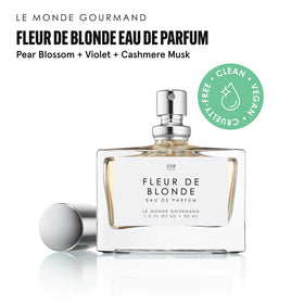 Le Monde Gourmand Fleur de Blonde Eau de Parfum bottle side view