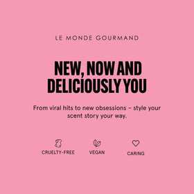 Le Monde Gourmand Fleur de Blonde Eau de Parfum with other beauty products