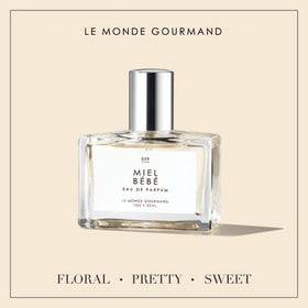 Le Monde Gourmand Miel Bébé Eau de Parfum close-up with floral notes