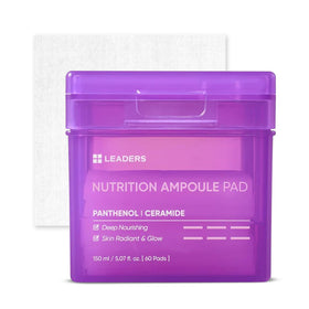 LEADERS Nutrition Ampoule Toner Pad front view with packaging