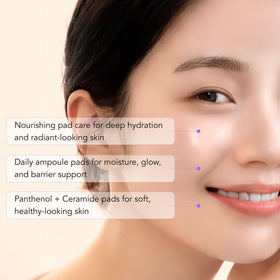 LEADERS Nutrition Ampoule Toner Pad showing pad texture