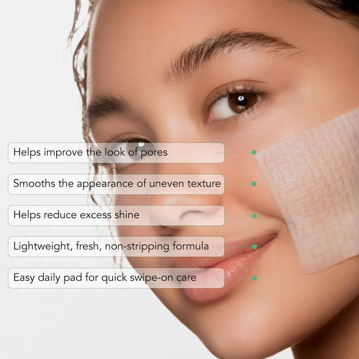 LEADERS Pore Tightening Toner Pad embossed side close-up