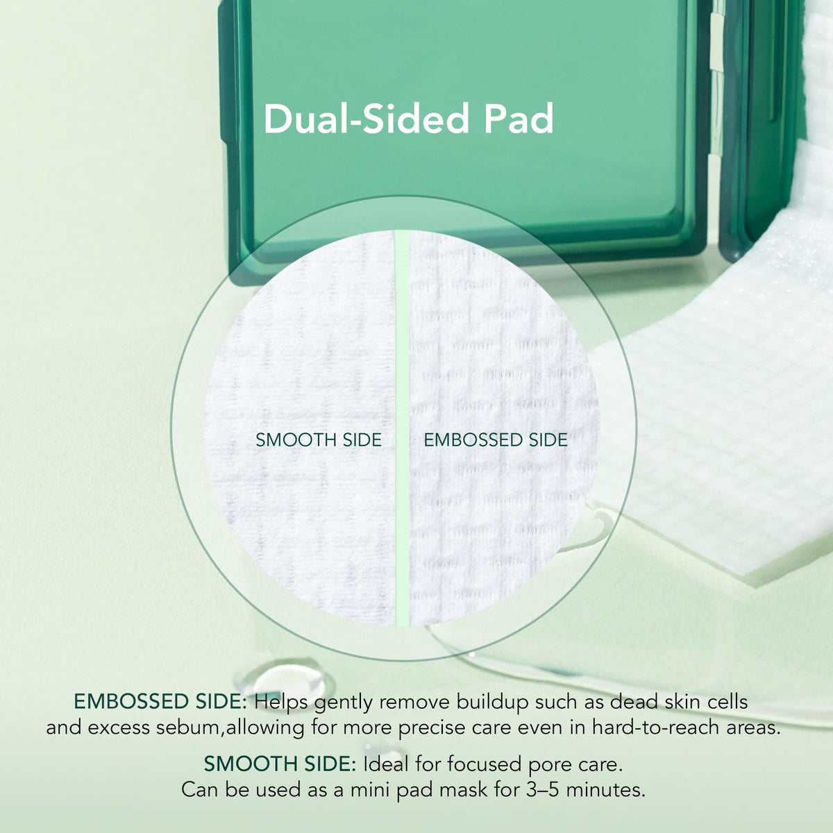 LEADERS Pore Tightening Toner Pad showing texture