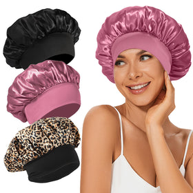 LEADUWAY Satin Bonnet 3Pcs set in packaging