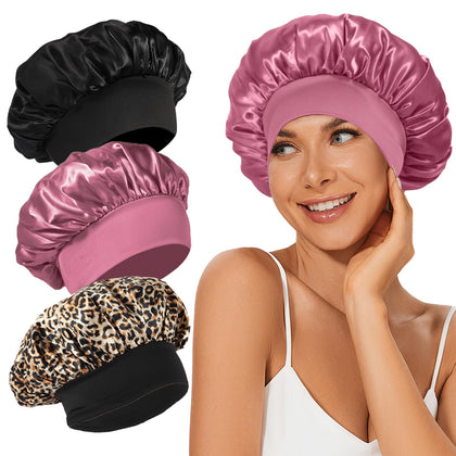 LEADUWAY Satin Bonnet 3Pcs set in packaging