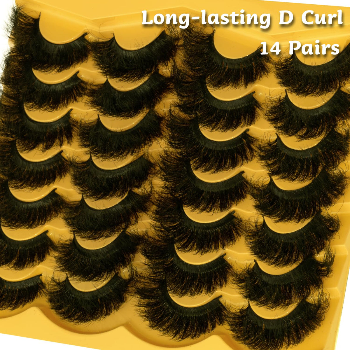 LEAFMOON 20mm Fluffy Cat Eye Mink Lashes side view