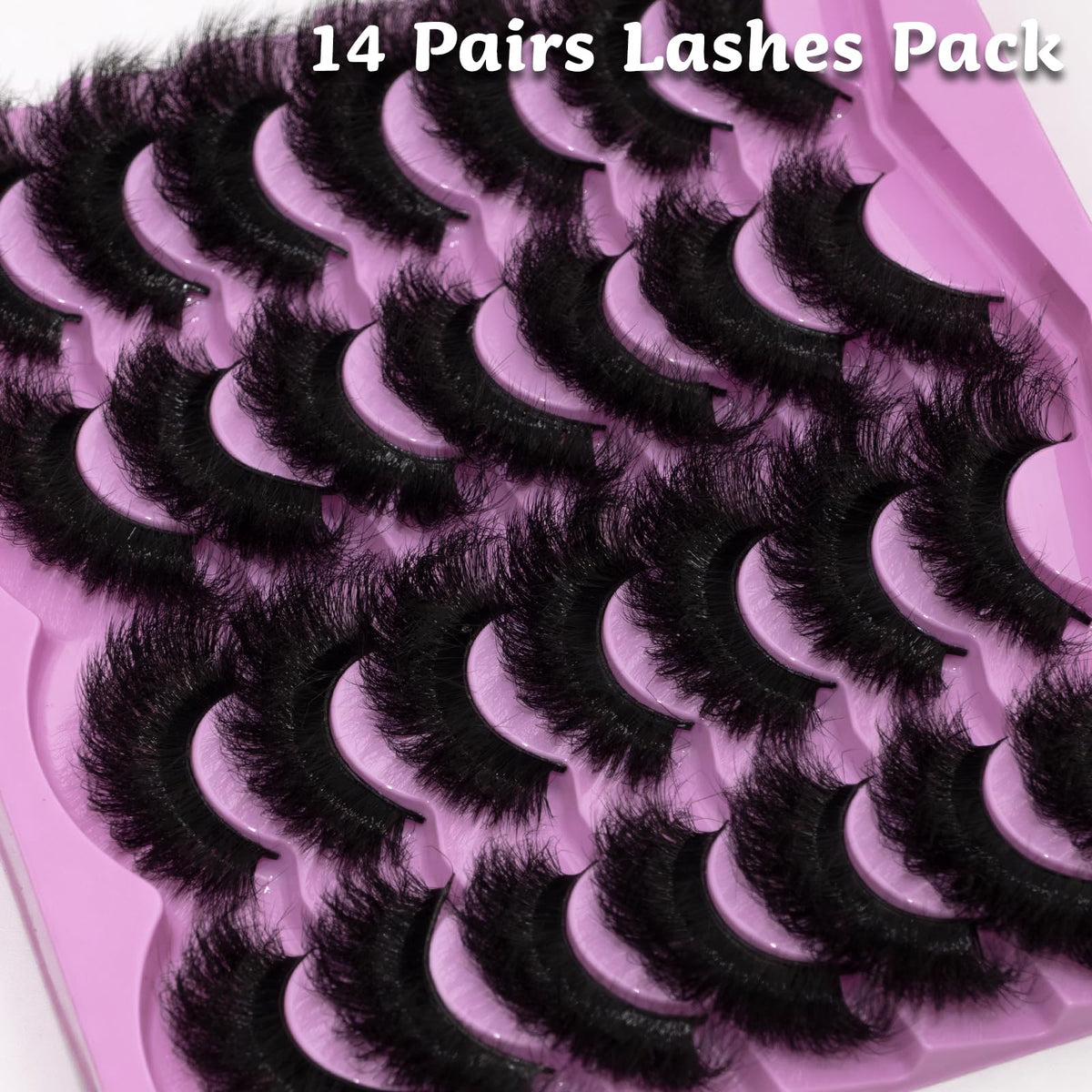 LEAFMOON Fluffy 20mm lashes side view