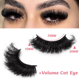 LEAFMOON Fluffy 20mm Volume False Eyelashes packaging