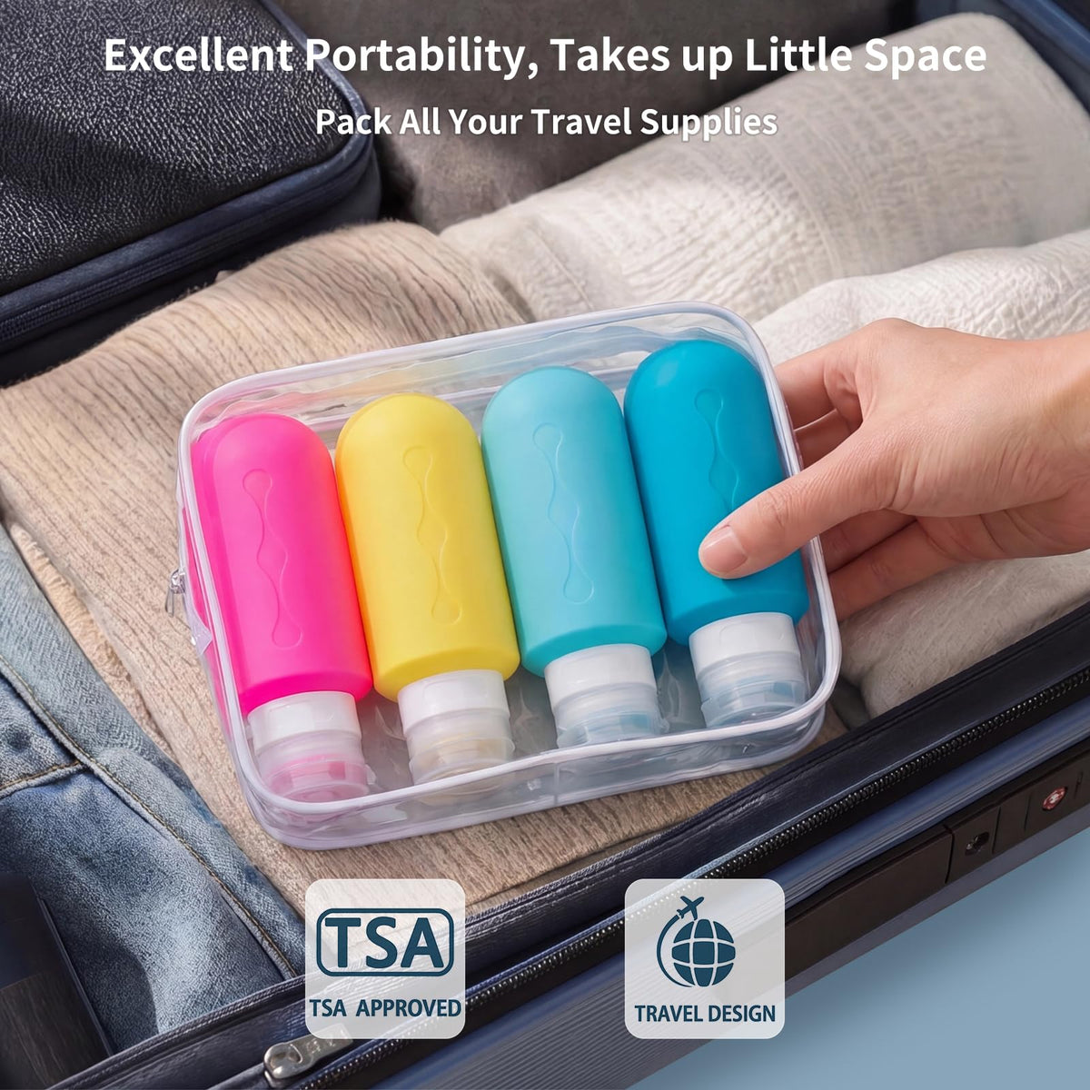 Leak proof design of Gemice travel bottles
