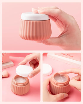 Leak proof silicone jars for travel toiletries