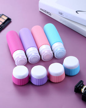 Leak proof travel bottle showcasing three-layer design