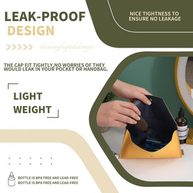 Leakproof cap of NOOEEISS glass dropper bottle