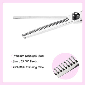 Leather bag containing Fcysy hair cutting tools