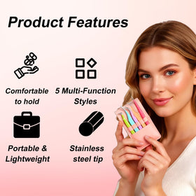 Leather case for LQOQA eyelash extension tweezers set