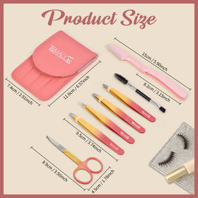 Leather case protecting TsMADDTs tweezers set