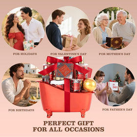 Leather crossbody bag included in Saint Roy Spa Gift Basket