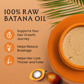 Lebanta Raw Batana Oil 4oz side view