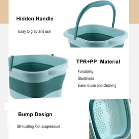 Leemeimei Collapsible Foot Bath dimensions