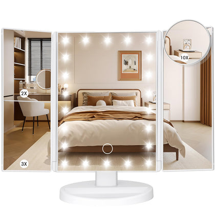 LeeWent Makeup Mirror with lights front view