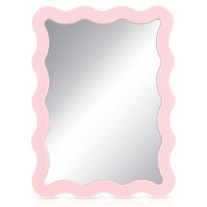 Leinuosen 5x7 Pink Magnetic Locker Mirror front view