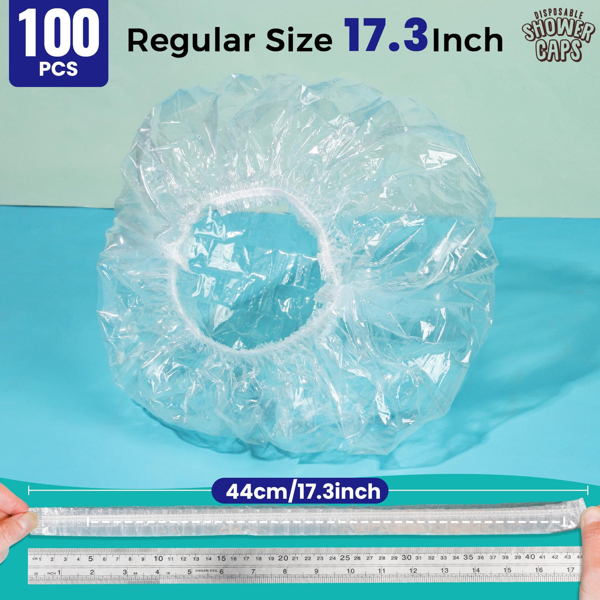 LEOBRO disposable shower cap elastic band detail