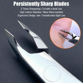 LePinko Cuticle Nippers ergonomic design close-up