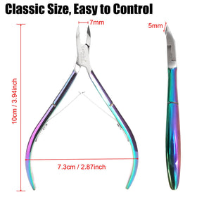 LePinko Cuticle Trimmer Kit in use on nails