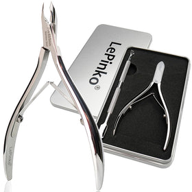 LePinko Cuticle Trimmer Set with 5mm jaw in tin box