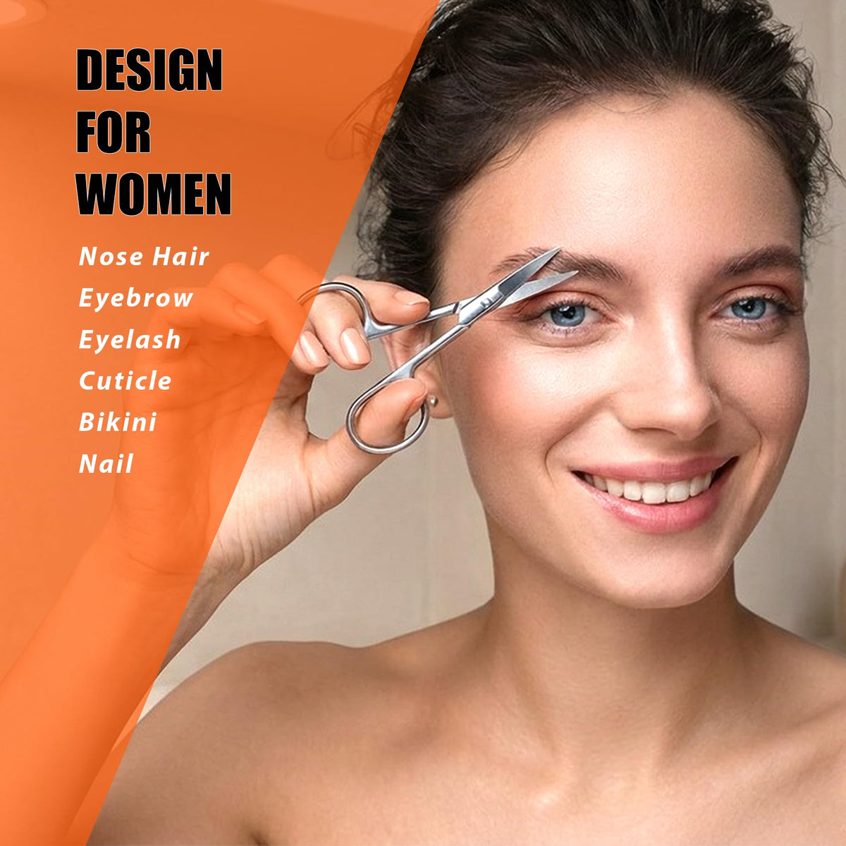LePinko Facial Hair Scissors for eyebrow trimming