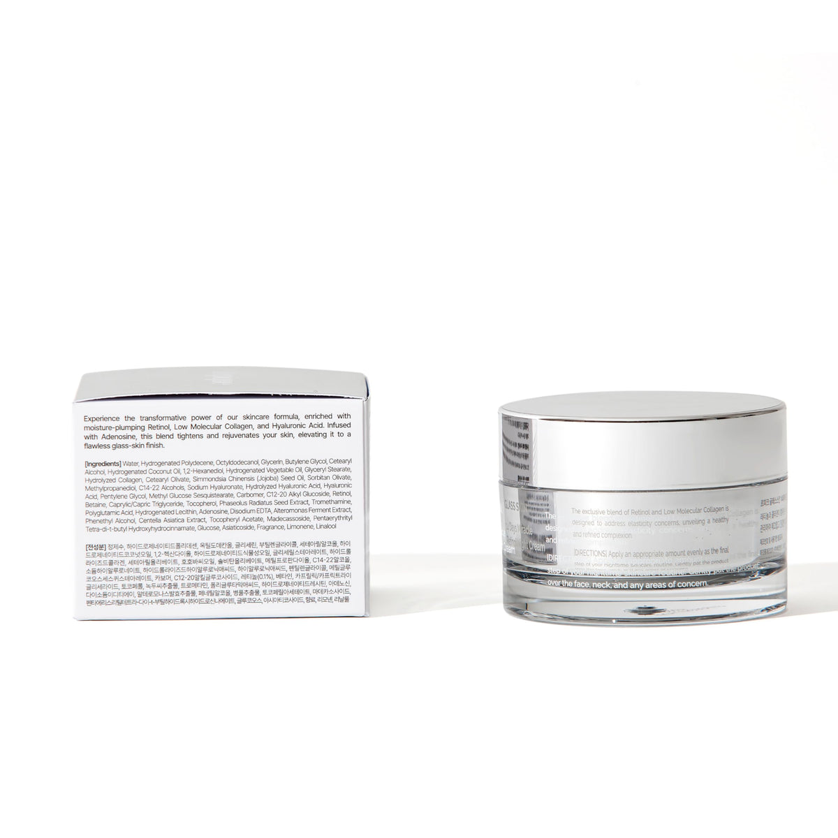 Lepique Retinol Night Cream with a nightstand background
