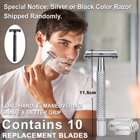 LEPONIX Shaving Kit pre-shave oil and apron bib